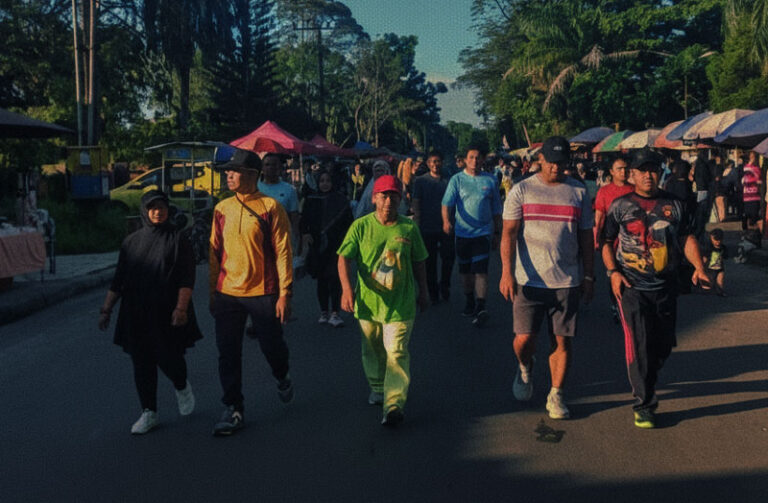 CFD Taman Kota Sampit Rehat Sejenak Selama Ramadan