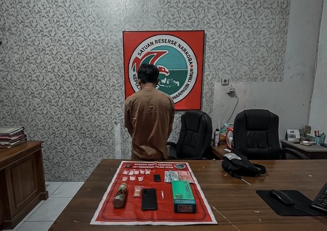 Polisi Ringkus Pengedar Sabu di Jalan Iskandar Sampit, 35 Gram Sabu Disita