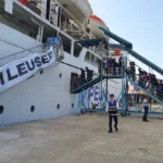 Puncak Arus Mudik di Pelabuhan Sampit Terkendali, Puluhan Personel Gabungan Siaga Penuh Layani Keberangkatan 2.683 Penumpang