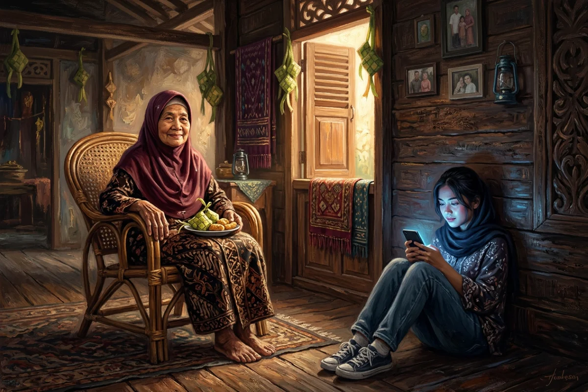 Beda Generasi, Beda Gaya Lebaran: Ketika Gen Z Kirim Stiker WA dan Mudik Bawa Laptop