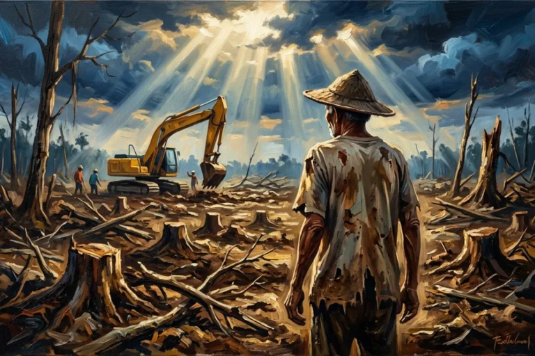 Konflik Irigasi Danau Lentang Kotim: Potret Memilukan Lahan Pria Renta Dihargai Rp7 Juta