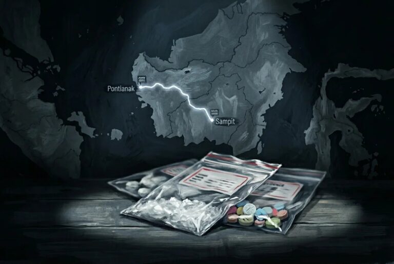 Jaringan Sabu Pontianak-Sampit Terungkap, Jejaknya Bermuara di Samuda Besar