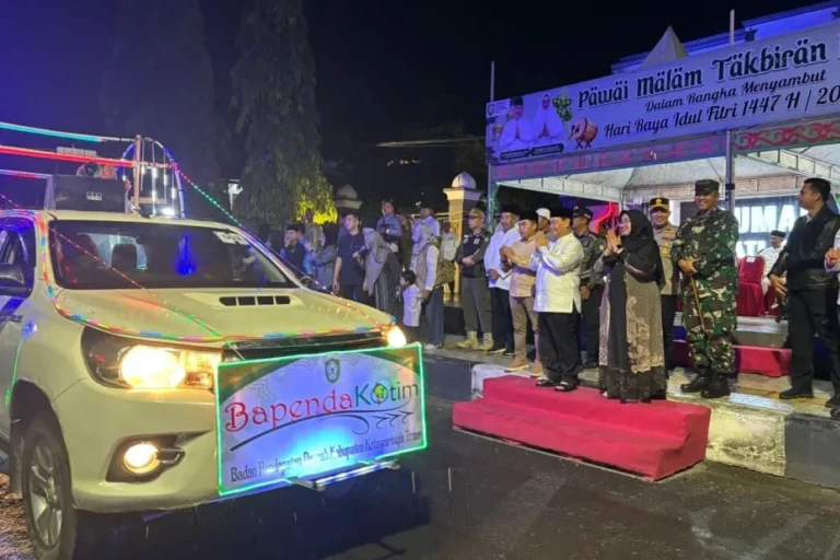 Peserta Pawai Takbiran di Sampit Tahun Ini Lebih Sedikit, Wabup Kotim Ungkap Penyebabnya