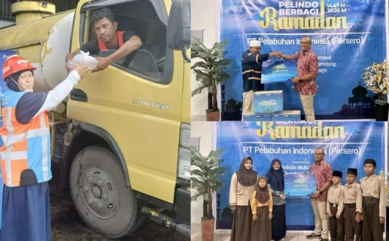 SPMT Salurkan 5.200 Paket Sembako Gratis dalam Program Pelindo Berbagi Ramadan 2026