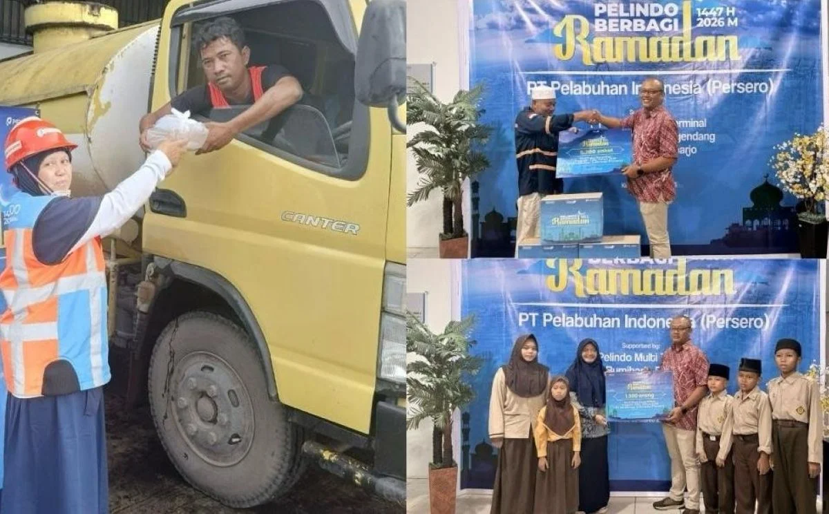 SPMT Salurkan 5.200 Paket Sembako Gratis dalam Program Pelindo Berbagi Ramadan 2026