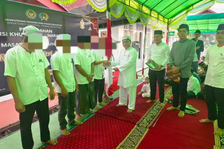 Remisi Lebaran untuk 509 Warga Binaan, Tujuh Narapidana Lapas Sampit Hirup Udara Bebas