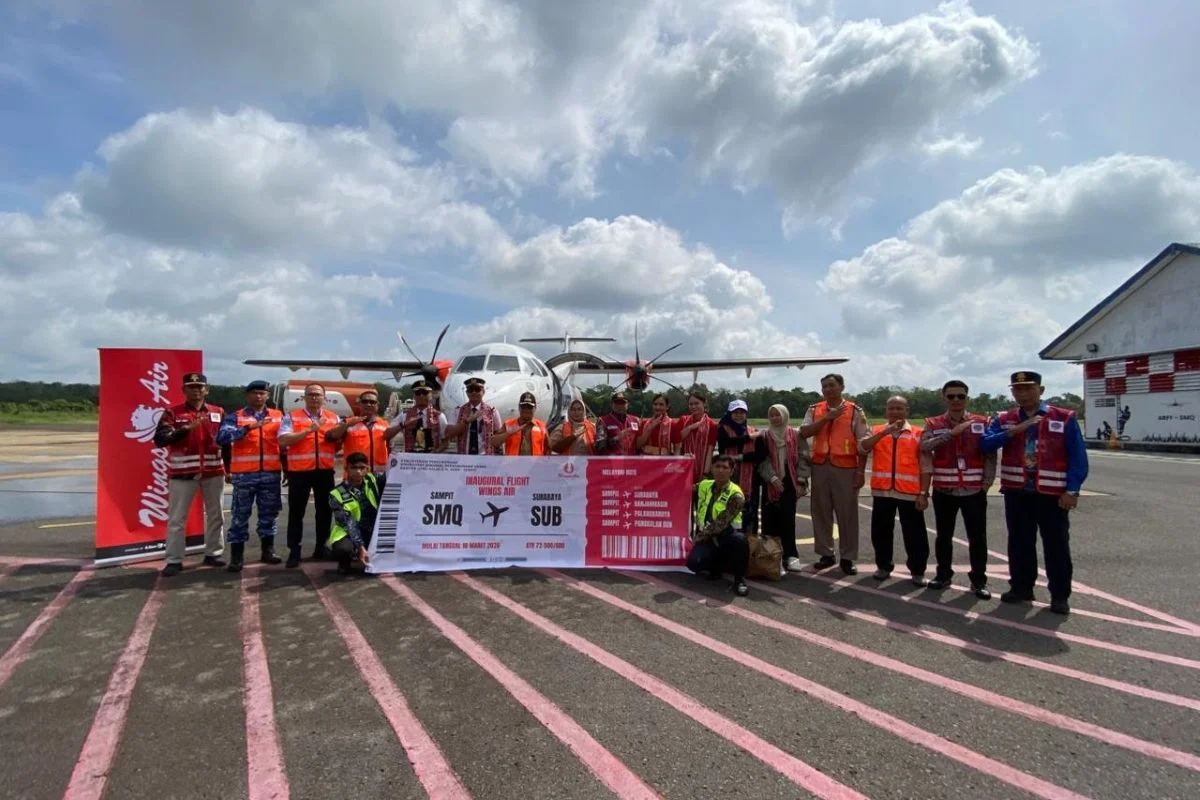 Wings Air Kembali Beroperasi di Sampit, Sediakan Layanan Lima Rute Strategis Lintas Kalimantan