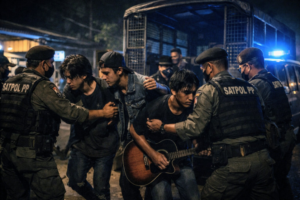 Datang Bergerombol dan Enggan Pergi, Pengamen Arogan di Sampit Ditertibkan Satpol PP