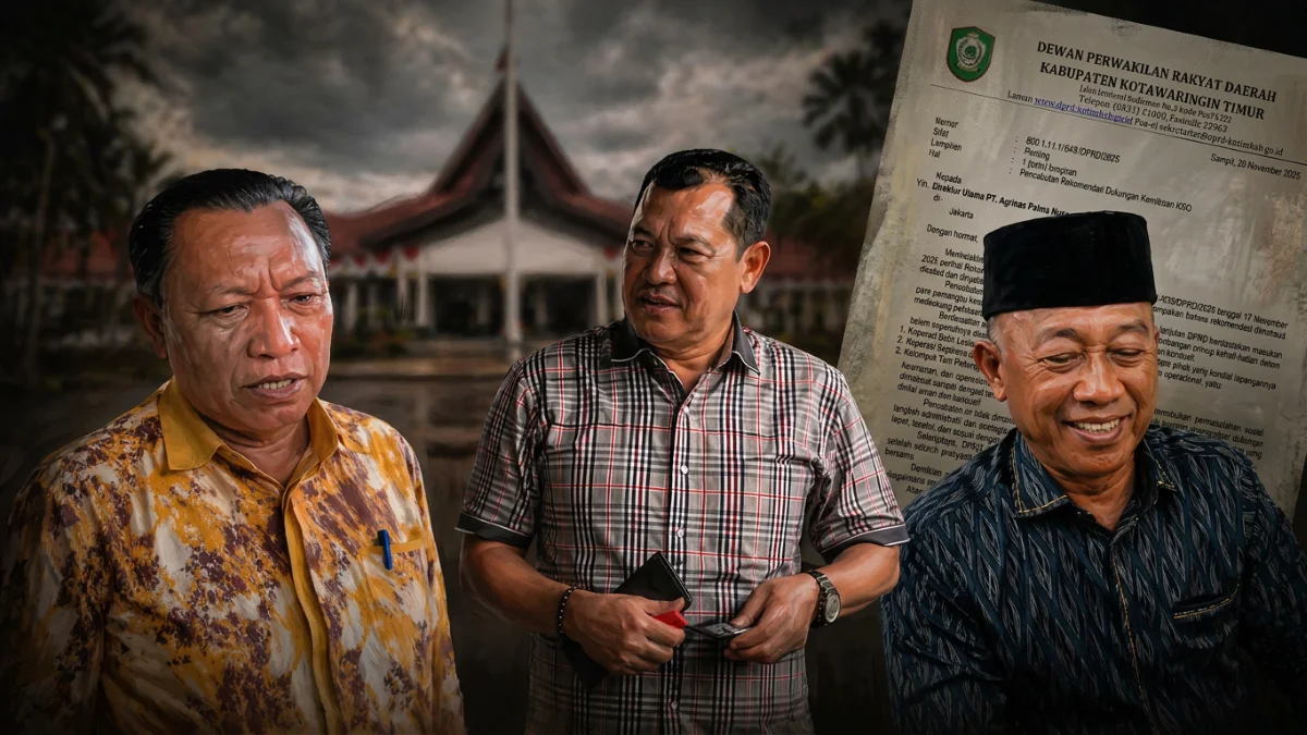 Bermitra tapi Tak Tahu: Penyidik Cecar Ketua Komisi II DPRD Kotim 32 Pertanyaan soal KSO Agrinas