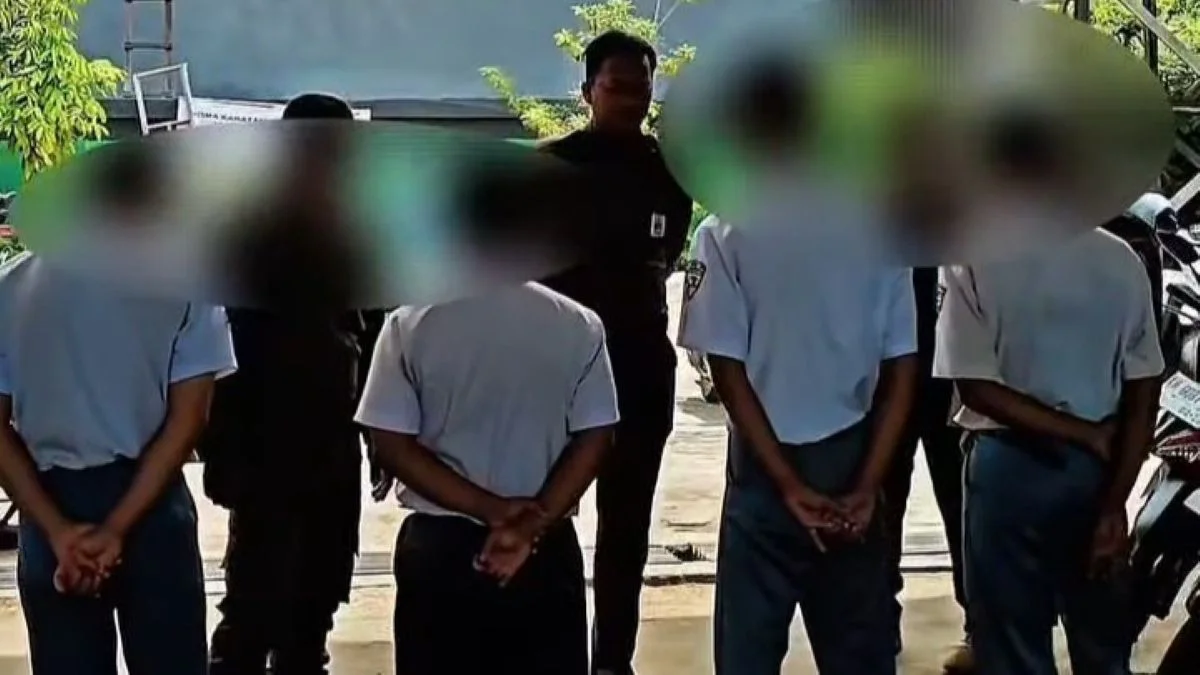 Bolos Sekolah di Barak, Lima Pelajar SMA Kotim Terjaring Patroli