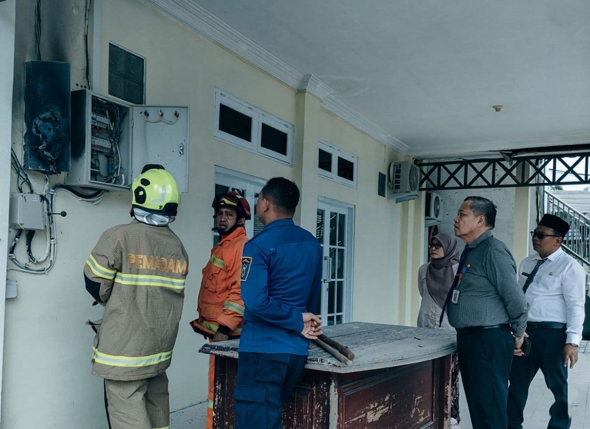 Percikan di Jantung Pelayanan: Korsleting Listrik Nyaris Hanguskan Kantor Dinkes Kotim