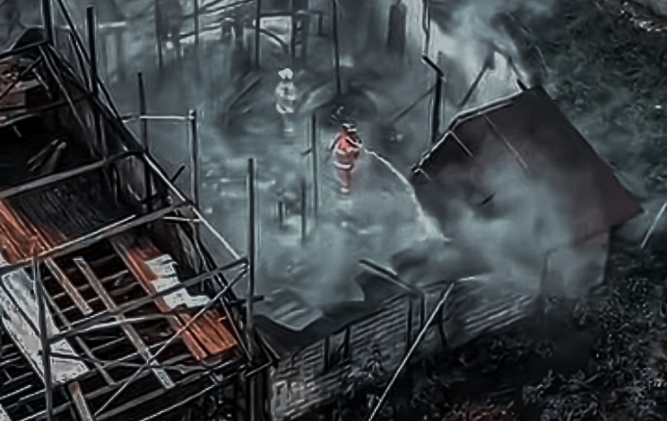 Arang Sisa Si Jago Merah di Jalan Kembali V Masih Menyisakan Tanya