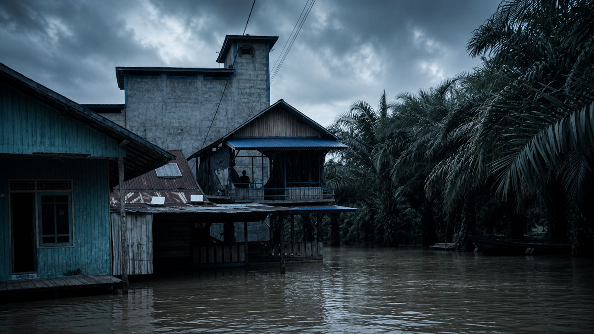Banjir Kiriman Hulu Hantam Tumbang Mujam, Sinyal Bahaya Kotim Belum Usai