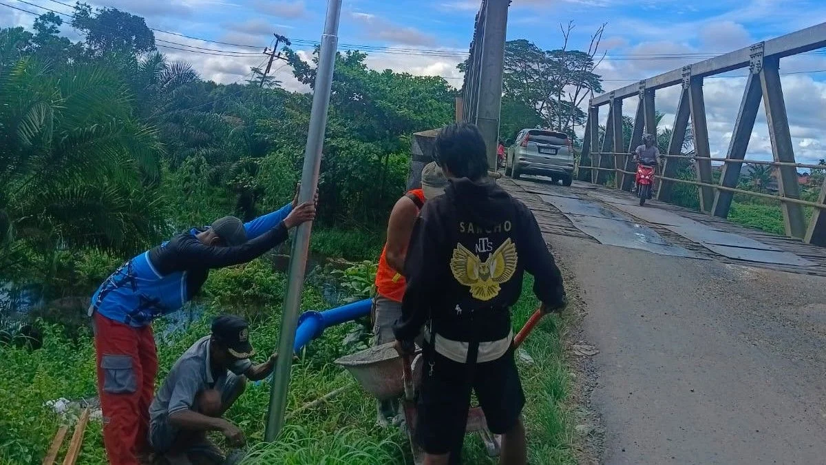 Jembatan Patah Sampit Dipaksa Menahan Beban, Angkutan Berat Jadi Pemicu Kerusakan Berulang