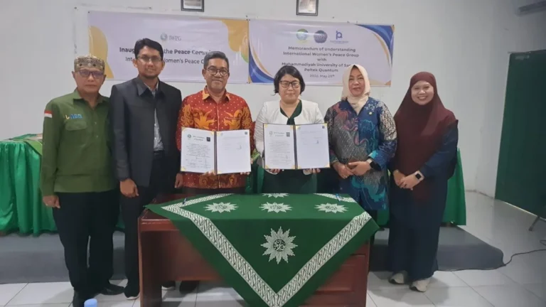 UMSA dan IWPG Teken Kerja Sama, Kampus Siap Cetak Agen Perdamaian