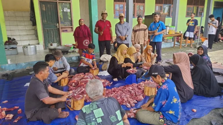 Semangat Berkurban Warga Muhammadiyah Kotim Meningkat, 46 Hewan Kurban Disembelih di 13 Lokasi