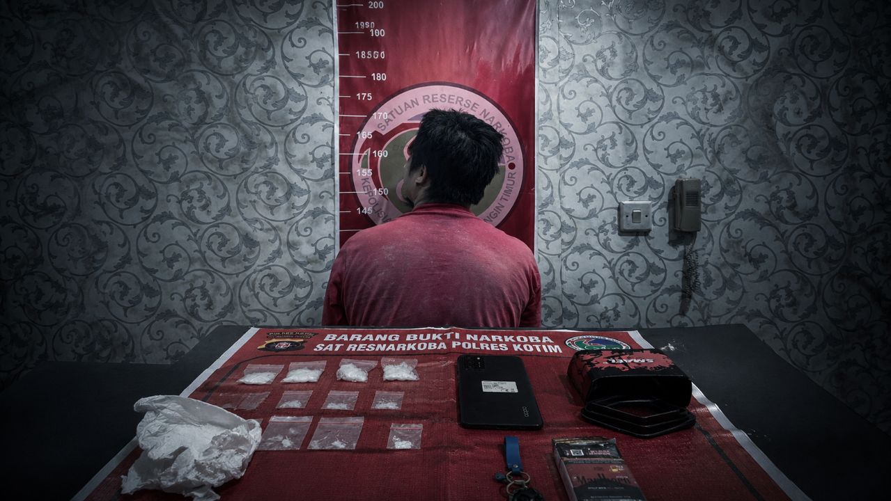 Karyawan Swasta di Baamang Nyambi Jual Sabu, Puluhan Gram Ditemukan Polisi