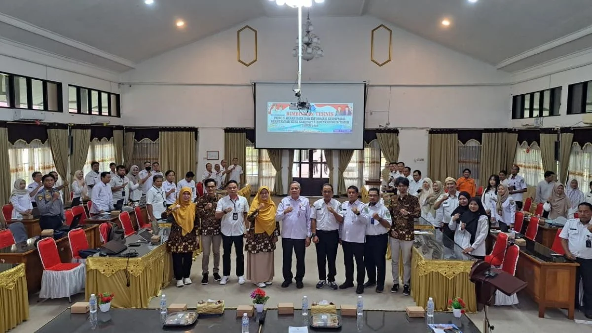 Raih Predikat Unggul, Kotim Tingkatkan Standar Pengelolaan Data Geospasial Melalui Bimtek KUGI