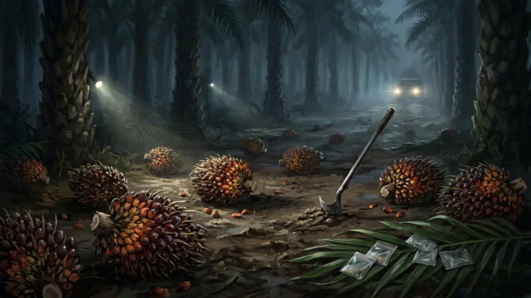 Satu Lahan, Dua Komoditas: Jejak Sabu di Balik Penjarahan Massal Sawit Bagendang Raya