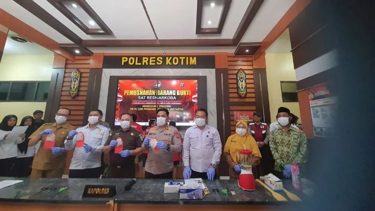 Nilai Kejahatan di Kotim Tembus Rp5,67 Miliar, Perkara Pencurian dan Sabu Mendominasi