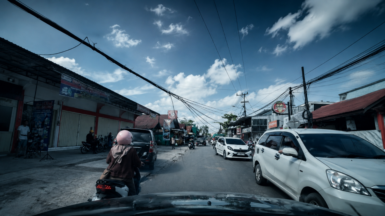 Apatisme Utilitas Publik: Dua Hari Kabel Melintang di Jalan RA Kartini Baamang, Menanti Korban Jiwa Baru Bertindak?