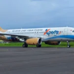 Airbus A320 Perdana Mendarat di Sampit, Pemkab Kotim Siapkan Pengembangan Bandara dan Konektivitas Umrah