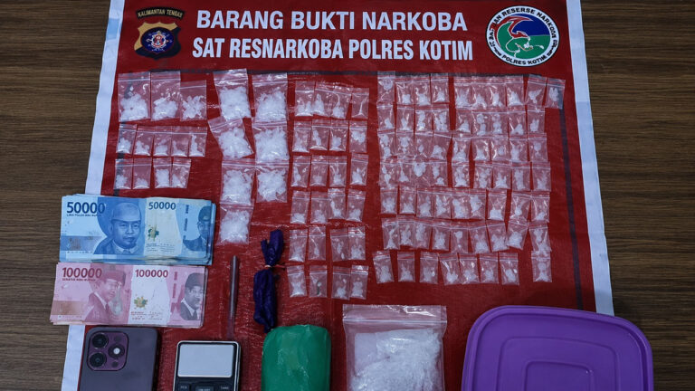 Bandar Sabu Lini Depan Diberangus IRT di Jalan Sudirman Km 28 Ditangkap Bersama 106 Paket Sabu 63 Gram dan Uang Tunai Rp5 Juta