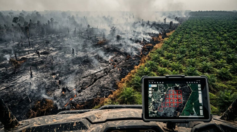 Anomali Kritis Karhutla Kotim Hanya Empat Belas Hotspot Parenggean Kebobolan Empat Puluh Satu Hektare Lahan Terbakar