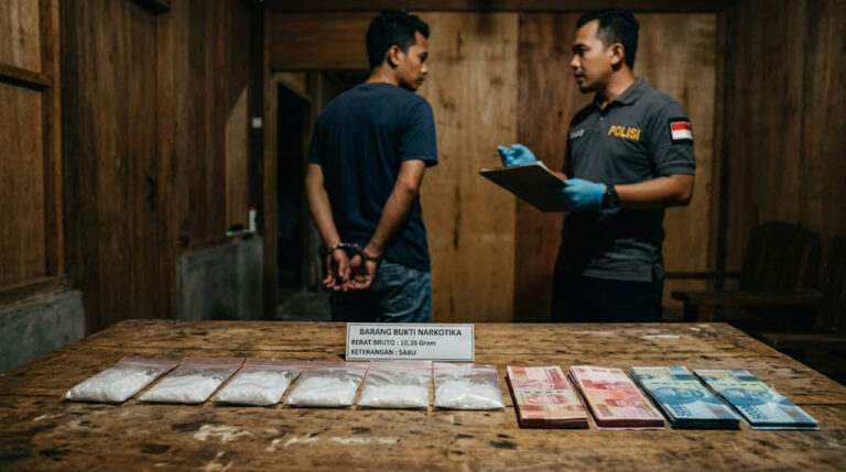 Polisi Bongkar Dugaan Peredaran Sabu di Tumbang Sangai: Pria 41 Tahun Diringkus