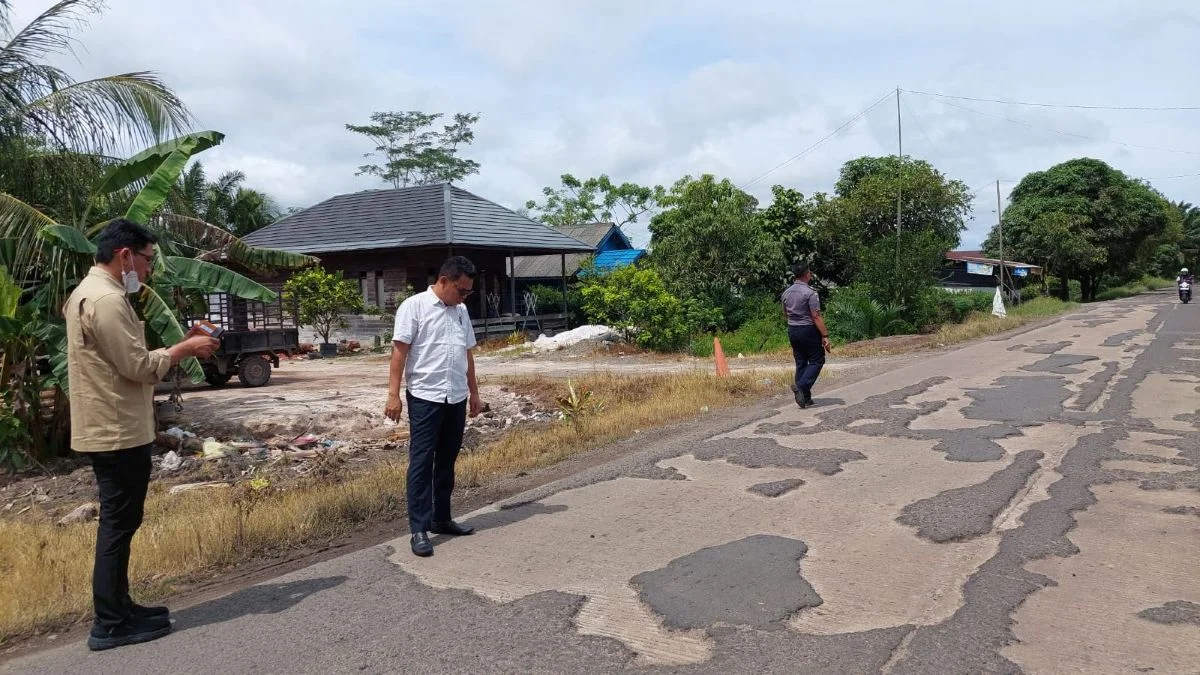 DPRD Kalteng Minta Warga Kawal Proyek Rp10 Miliar Jalan HM Arsyad Sampit