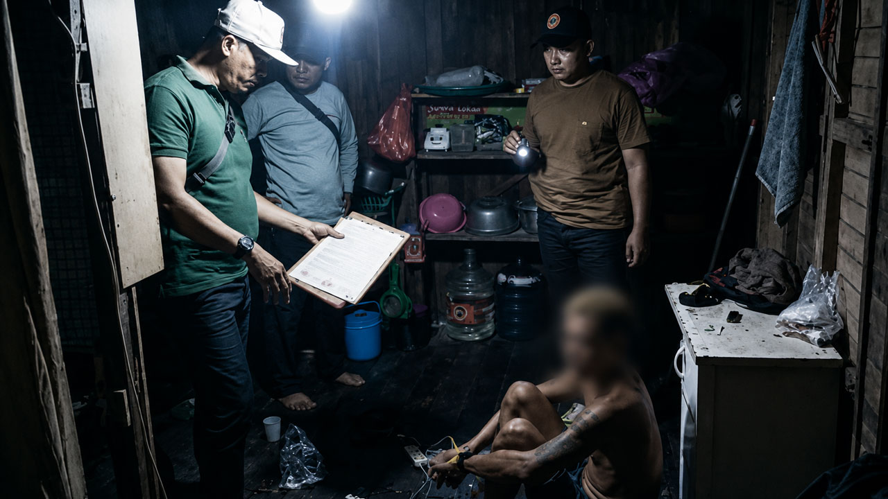 Kamuflase Dompet Gantungan Kunci Mobil Gagal Total Pria di Telawang Diringkus Bersama Tiga Paket Sabu