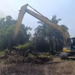 Cegah Perluasan Karhutla, Pemkab Kotim Turunkan Alat Berat Lakukan Metode Sekat Bakar