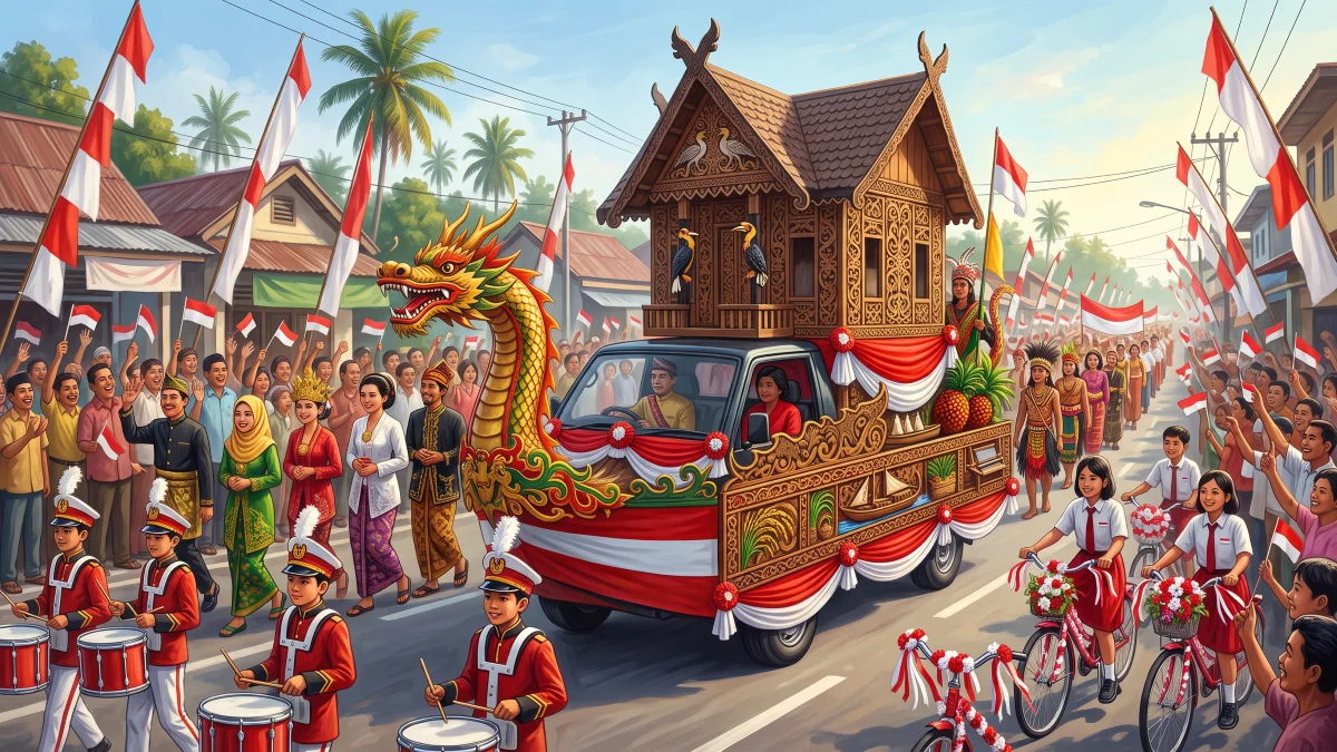 Pawai Pembangunan HUT RI ke-81 Kotim Usung Keberagaman dan Ekonomi, Pendaftaran Gratis Masih Dibuka hingga 21 Agustus 2026