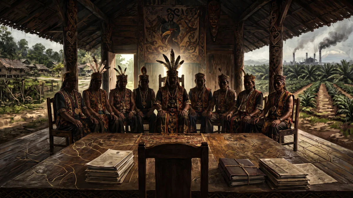 Pertaruhan di Desa Sebabi: Peradilan Adat Dayak Siap Menantang Raksasa Sawit