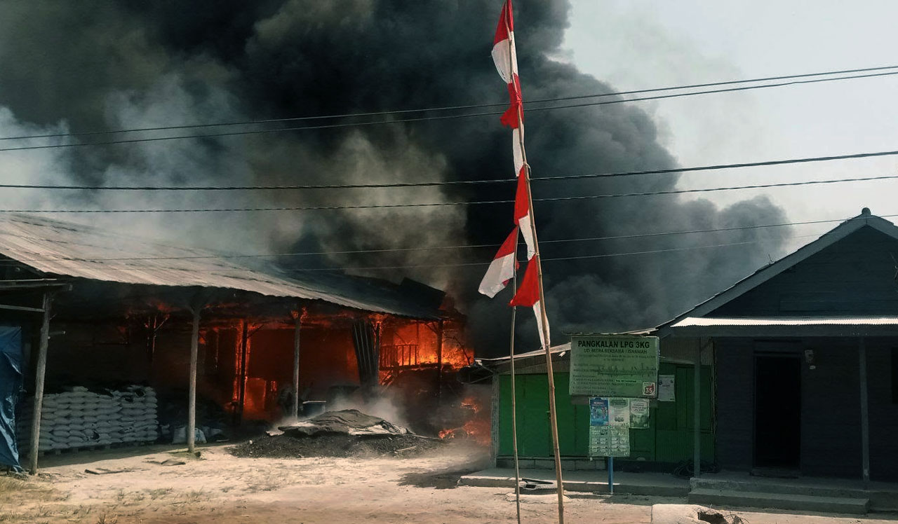 Sampit Dikepung Gelombang Kebakaran: Tiga Musibah Beruntun Hantam Pemukiman dan Tempat Usaha dalam 24 Jam