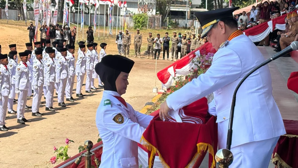 Merah Putih Berkibar Tanpa Hambatan, 70 Paskibraka Kotim Tuntaskan Tugas di HUT RI ke-81