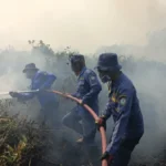 Menghirup Udara Kegagalan: Petaka Asap ”Memaksa” Warga Kotim Menanggung Rapuhnya Mitigasi