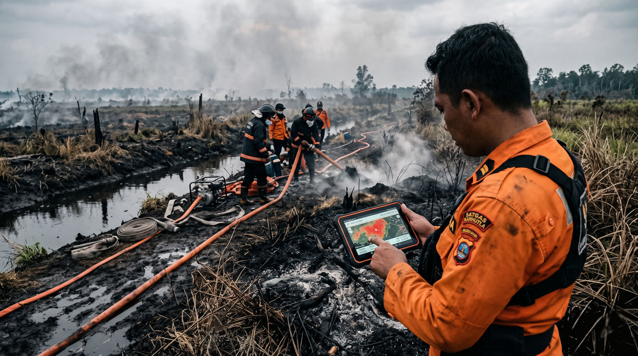 181 Hotspot Mengepung Kotim, Teluk Sampit Menyumbang 102 Titik