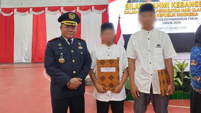567 Warga Binaan Lapas Sampit Terima Remisi Kemerdekaan, 12 Orang Langsung Bebas