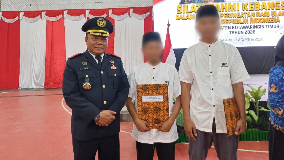 567 Warga Binaan Lapas Sampit Terima Remisi Kemerdekaan, 12 Orang Langsung Bebas