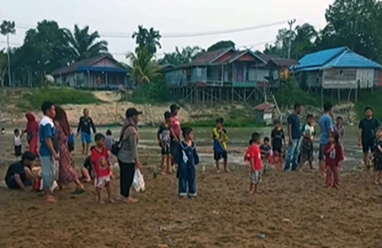 Mentaya Mengering, Wajah Baru Tepian Sungai Tanjung Bantur Terlihat
