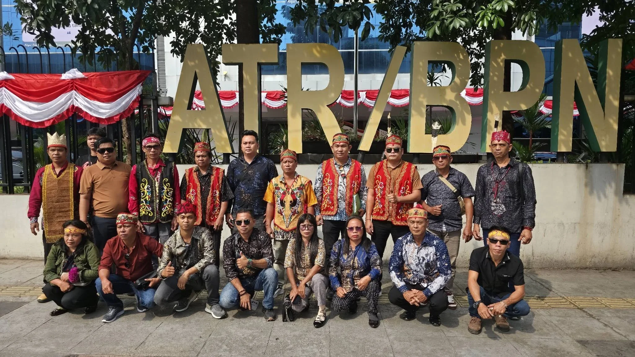 Sengketa Plasma hingga Kriminalisasi, Warga Dayak Kotim Bawa Bukti Empat Perusahaan Sawit ke ATR/BPN