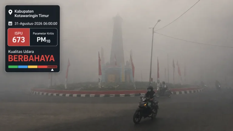 ISPU 673 dan Proyek MBG: Sengkarut Kebijakan yang ”Memaksa” Anak Menembus Kabut Asap