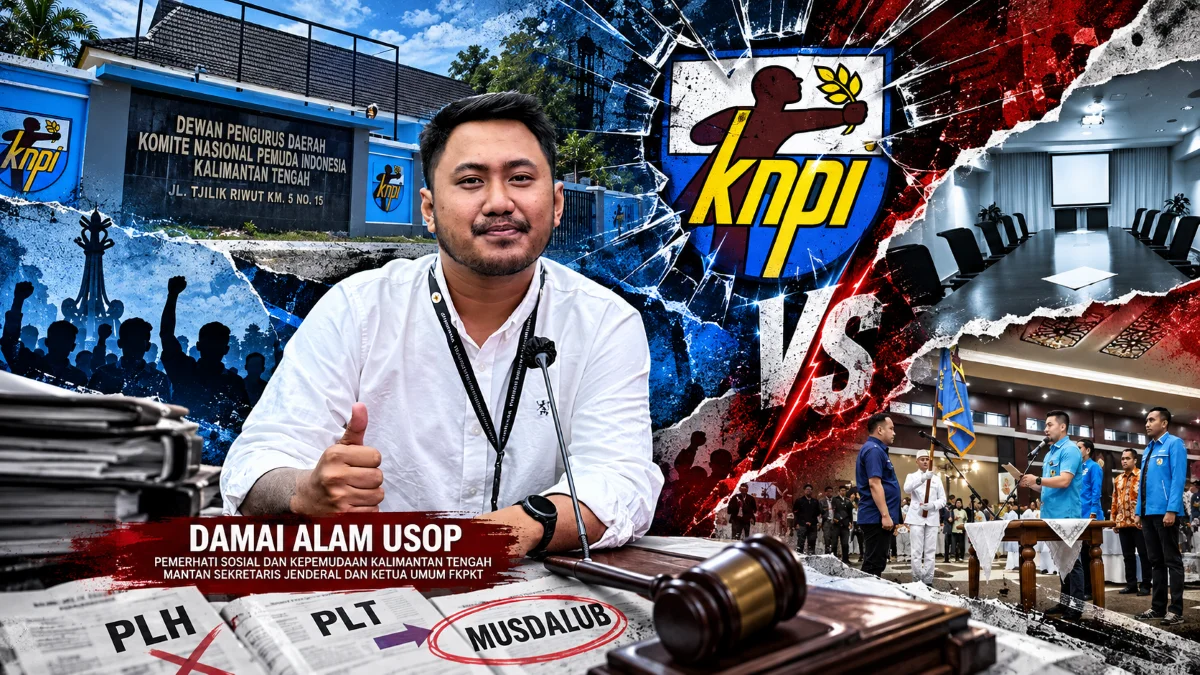 Soroti Kejanggalan Surat Plh, Damai Usop: KNPI Kalteng Bukan Milik Ketua