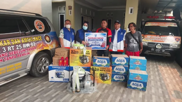 Hiswana Migas Serahkan 12 Mesin Pompa dan Sarpras Pemadam untuk Penanganan Karhutla di Kotim