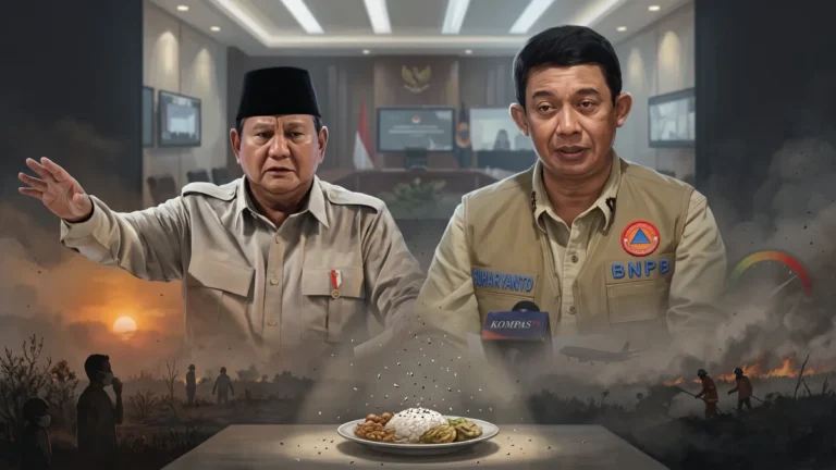Laporan Asal Prabowo Senang Tuai Murka: Warga Kalteng Tercekik Asap, Telan Abu Karhutla
