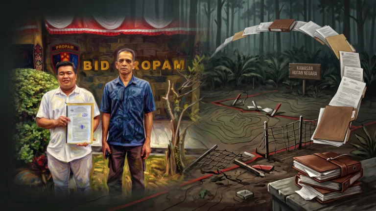 Bumerang Hukum PT BSK: Dipolisikan Petani Sebabi, Dihantui Rekam Jejak Kawasan Hutan