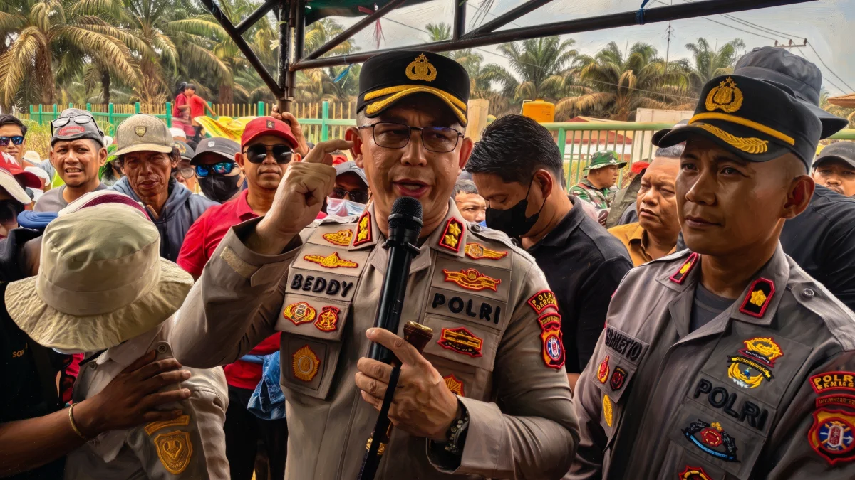 Mengawal Warga, Menantang Risiko: Pertaruhan ”Ratakan” Kapolres Seruyan Jelang Perundingan Plasma PT BAP