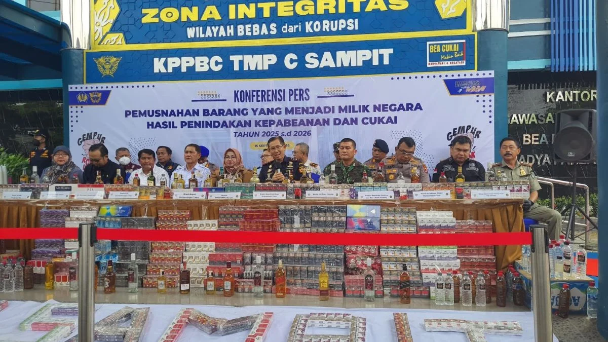 Rokok dan Miras Ilegal Makin Sulit Dilacak, Bea Cukai Sampit Ungkap Modus E-Commerce hingga Pengiriman Lewat Ojol