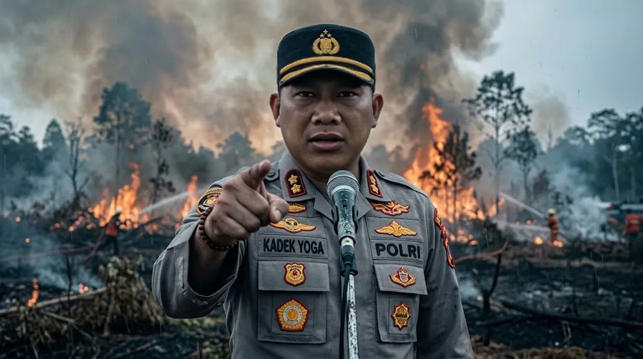 Bakar Lahan Berujung Petaka, 7 Warga Kotim Jadi Tersangka
